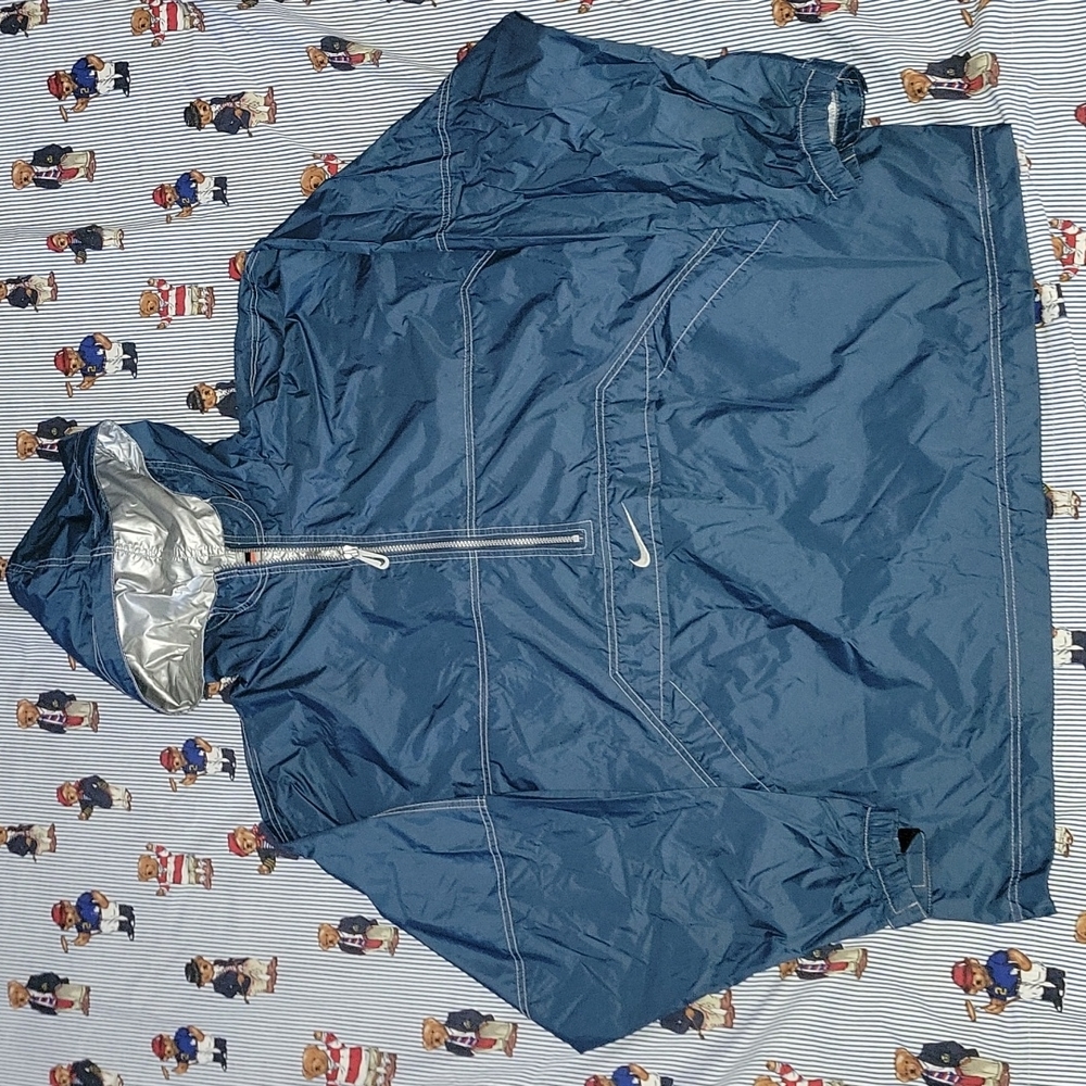 Vintage Nike Half-zip Anorak Windbreaker Jacket XL Reflective